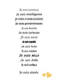 Je suis une petite fille...