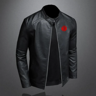 Veste biker simili cuir