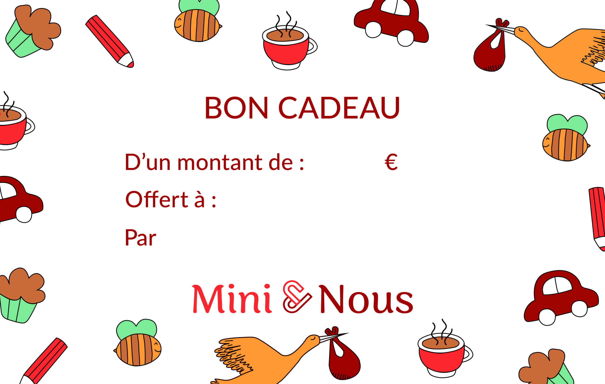 carte cadeau Mini & Nous