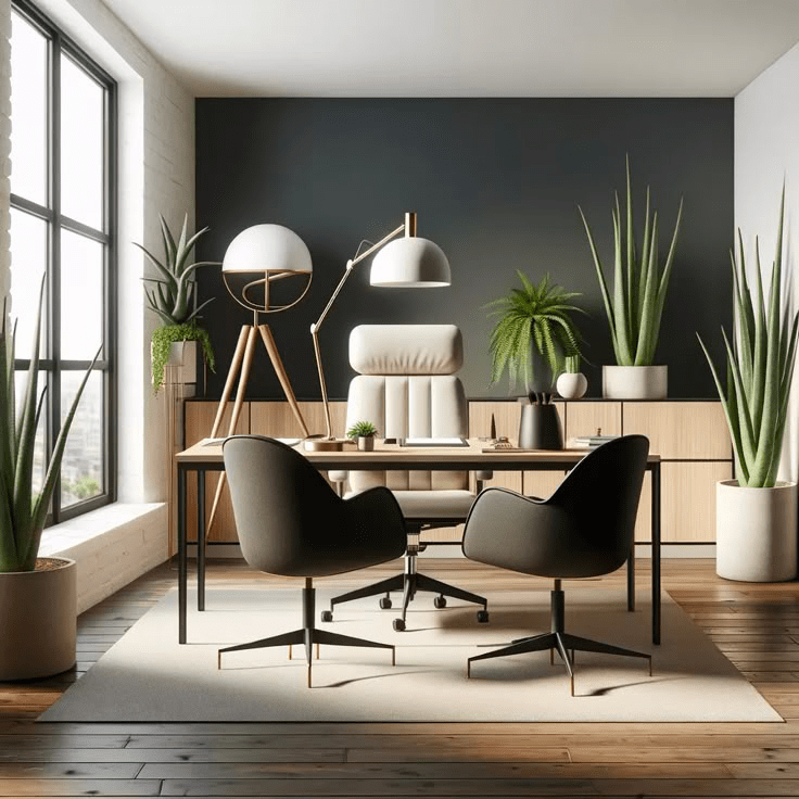 photo d'un bureau individuel