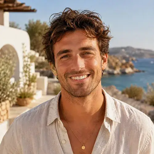 Portrait de Maxime, de Genêve, client de La Casa Boho