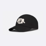 Casquette dior noir avec logo blanc collection 2025