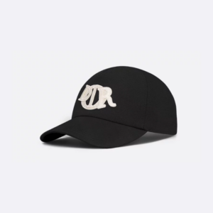Casquette dior noir avec logo blanc collection 2025