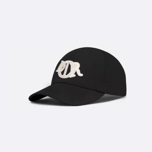 Casquette dior noir avec logo blanc collection 2025