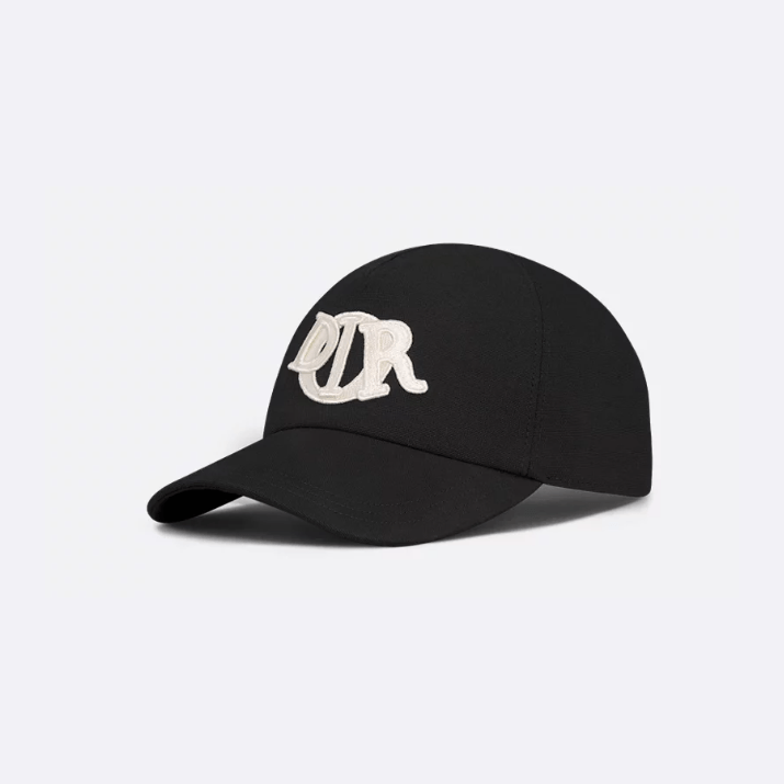 Casquette dior noir avec logo blanc collection 2025