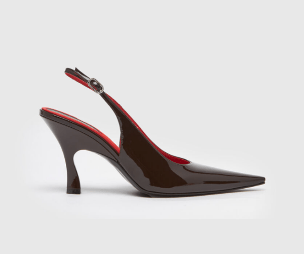 escarpin Stella Mc Cartey de couleur rouge et noir