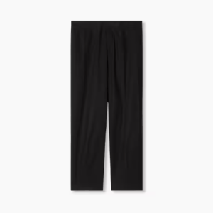 Pantalon en laine légère embossée de la marque Gucci de couleur noire
