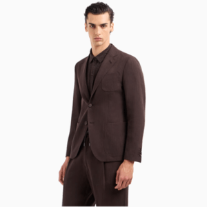 Veste de costard Armani bordeaux collection automne