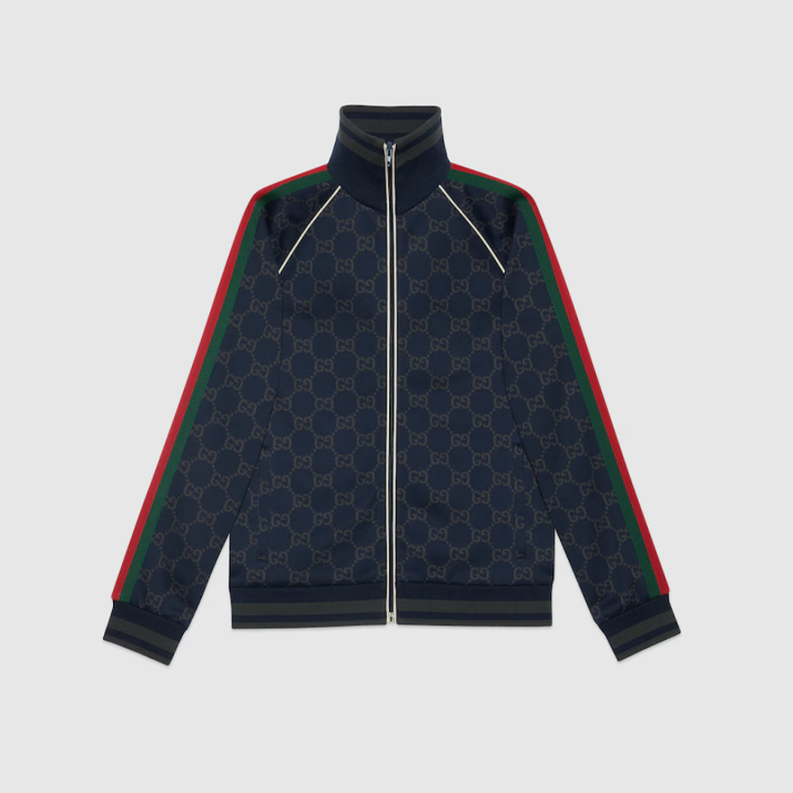 veste en jersey de coton avec motif Gucci