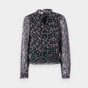 VMMILLA SMOCK - Blouse - black Loro Piana