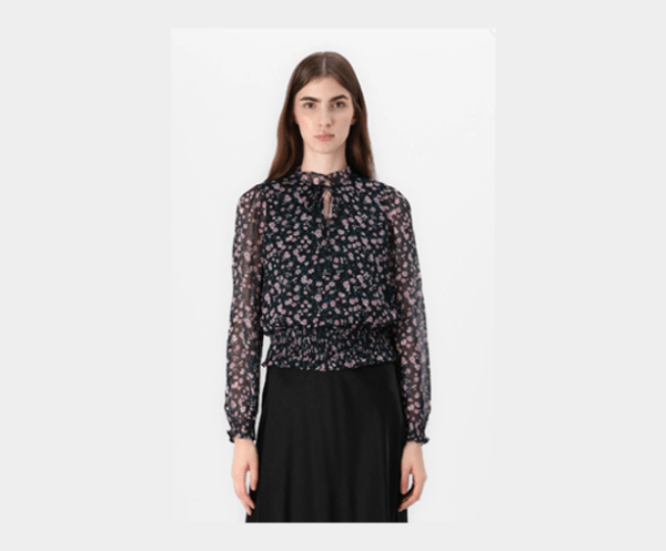 VMMILLA SMOCK - Blouse - black Loro Piana – Image 3