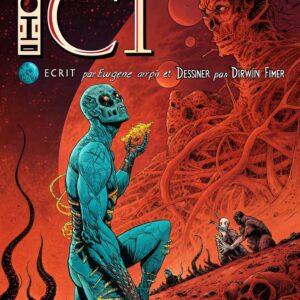 Illustration de la première de couverture de la bd "ICI" écrit par Eugène Arpin et dessiné par Darwin Fimer.