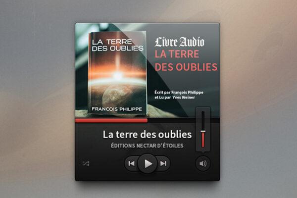 Image d'un fichier audio du roman "La terre des oublies".