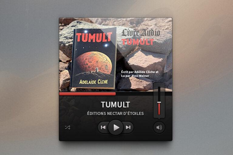 Image d'un fichier audio du roman "TUMULT".
