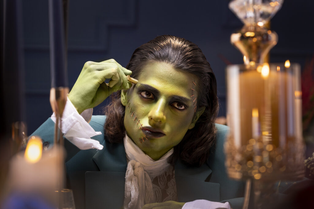 maquillage du monstre Frankenstein