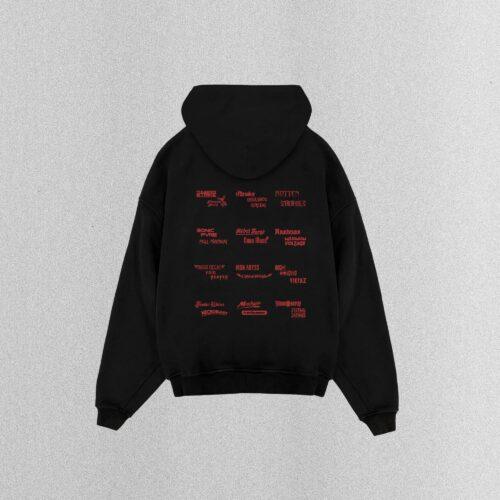 sweat à capuche festijam noir