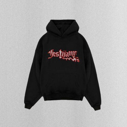 sweat à capuche festijam noir