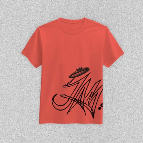 t-shirt avec motif style graffiti jam