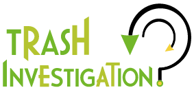 Logo officiel de Trash Investigation en version noir et vert