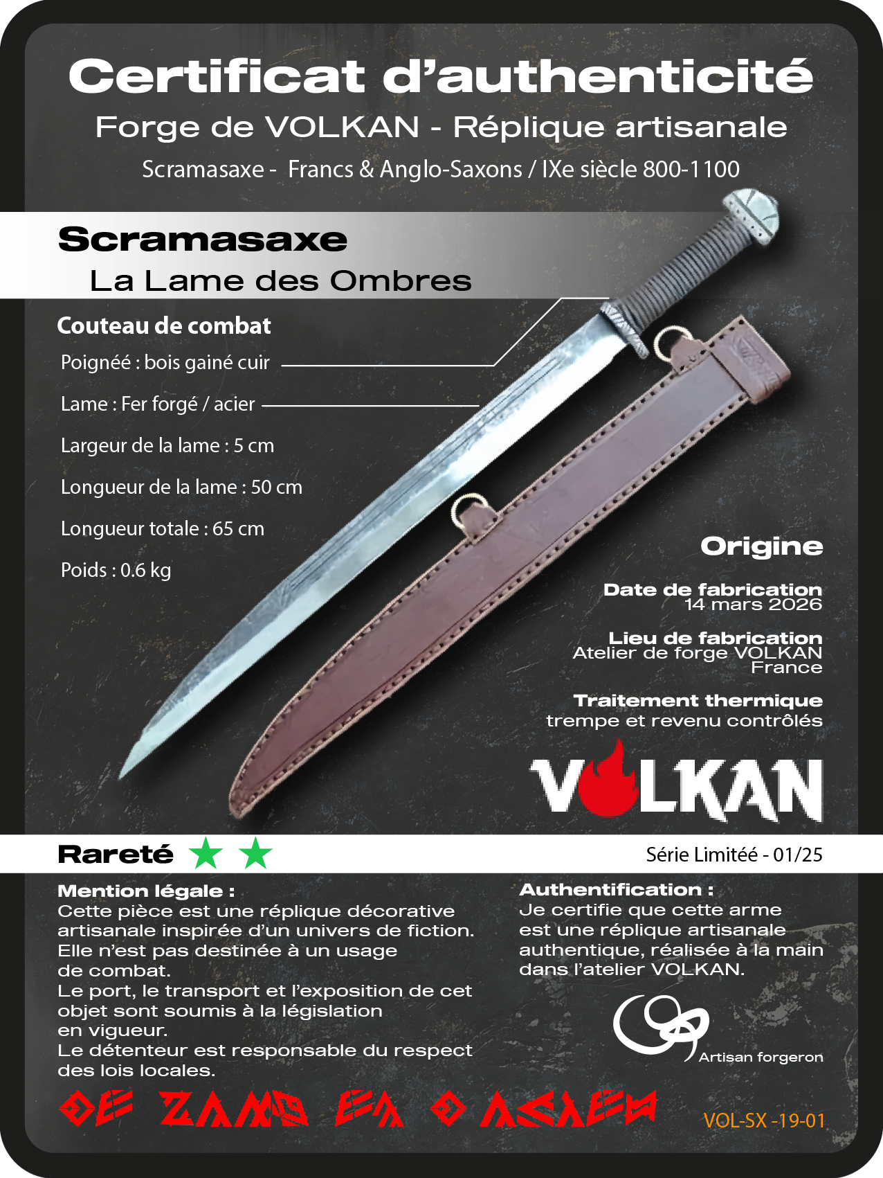 Scramasaxe - La Lame des Ombres – Image 3